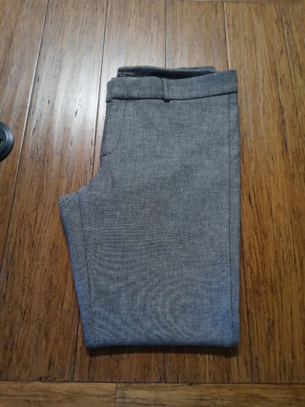 BANANA REPUBLIC sloan slim ankle pants in grey mix (sz8)